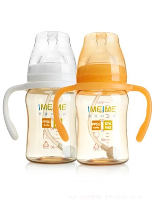 愛我の寶貝玻璃安全防嗆奶瓶220ML