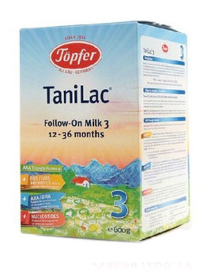 特福芬阿爾高較大嬰兒和幼兒配方奶粉2段