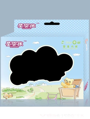 圣嬰孩女童印花三角花邊內(nèi)褲