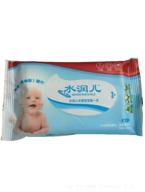 水潤兒抗菌柔滑爽身濕巾(獨立10片)