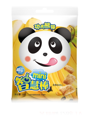 功夫熊貓口水熊注心餅干巧克力味盒裝