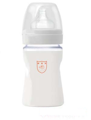 嘟嘟樂高硼硅玻璃寬口奶瓶