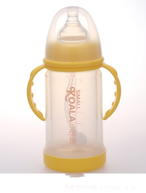 小咔啦寬口徑防爆玻璃奶瓶240ml綠色