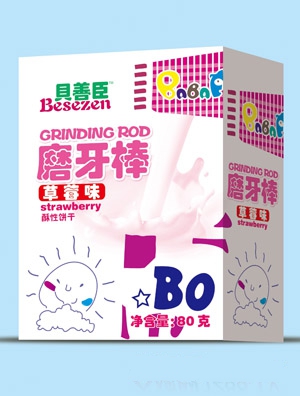 貝善臣磨牙棒草莓味