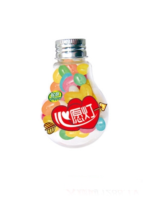 奇趣瓶系列兒童咀嚼糖-心愿燈