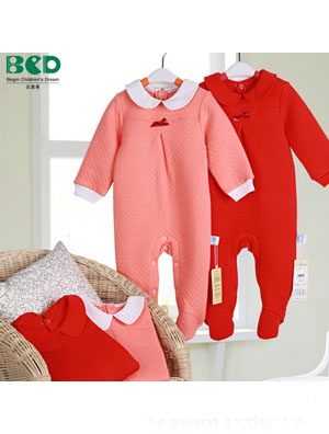 貝茜蒂淺紫色連體爬爬服