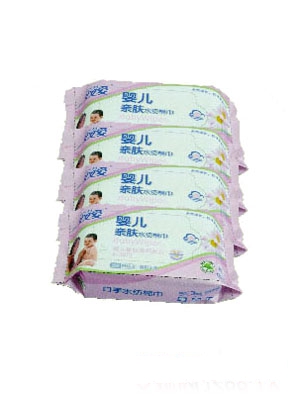 安安愛嬰兒親膚口手水紡棉巾80片