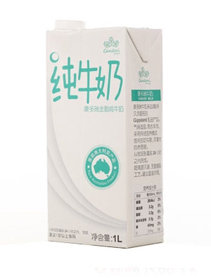 康多瑞全脂純牛奶1L