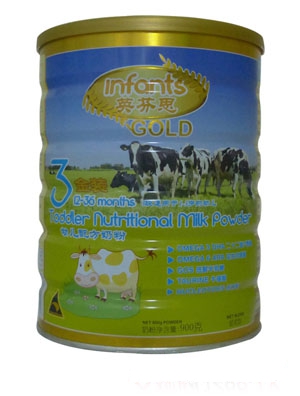 英芬思金裝較大嬰兒配方奶粉2段