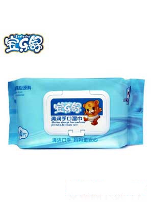 寶樂舒清潤(rùn)手口濕巾8片