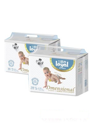 三倍水立體鎖水芯紙尿褲