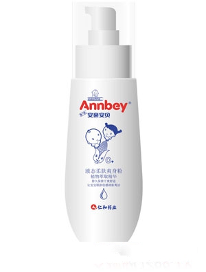 安親安貝天然液體爽身粉瓶子