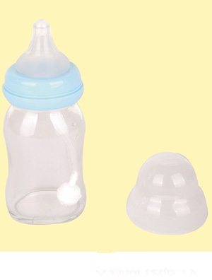 旺寶寶標口徑弧形自動奶瓶