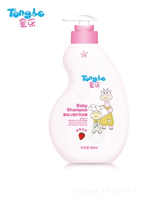 童樂(lè)香桃滋潤(rùn)洗發(fā)沐浴露600ml背面