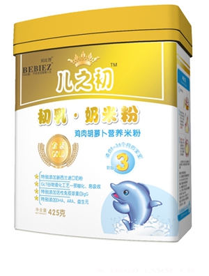 貝比智淮山薏米營養(yǎng)米粉罐裝425g3段