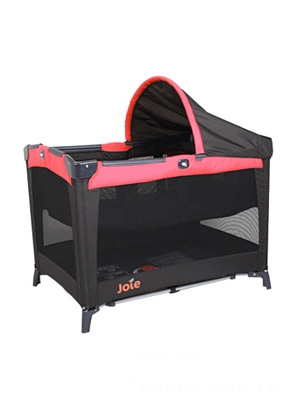 Joie巧兒宜黑色艾洛亞折疊式游戲床
