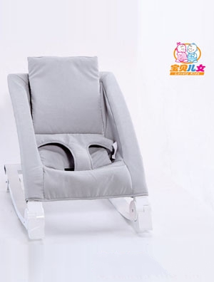 寶貝兒女咖啡色寶寶搖椅-新款設(shè)計(jì)