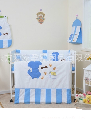 哈尼寶貝兒童七件套藍(lán)