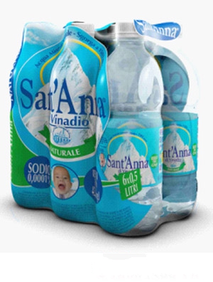 圣安娜嬰兒礦泉水6瓶包裝
