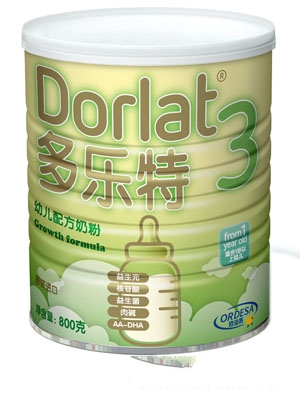 多樂特較大嬰兒配方奶粉2段