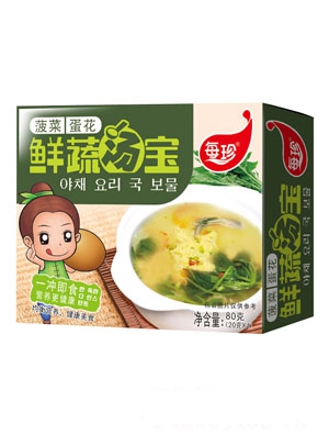 每珍鮮蔬湯寶-菠菜蛋花