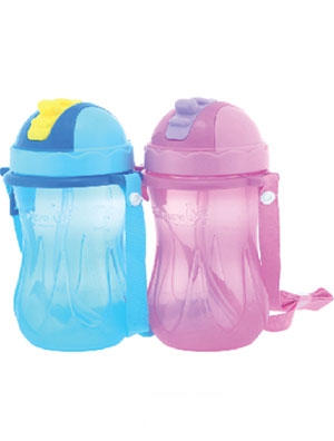 樂其兒迷你鴨蓋式雙手柄寶寶吸管杯