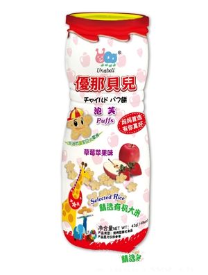 優(yōu)那貝兒泡芙餅香蕉味