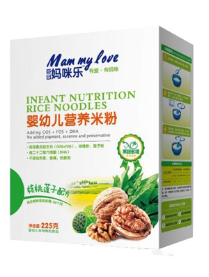巨日媽咪樂嬰幼兒鐵鋅鈣配方營養(yǎng)米粉(盒裝)