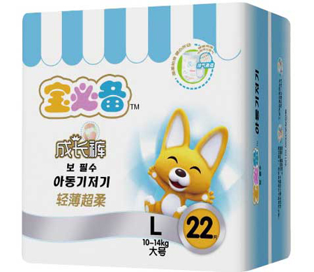 寶必備輕薄超柔成長(zhǎng)褲L22片