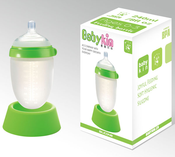 BabyKin���бP�Gɫ�냺��ƿ240ml