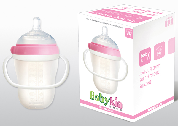 BabyKin�װ��Ռ�(sh��)�з�ɫ�냺��ƿ240ML