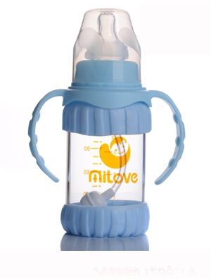 米愛180ML高硼硅防爆玻璃奶瓶