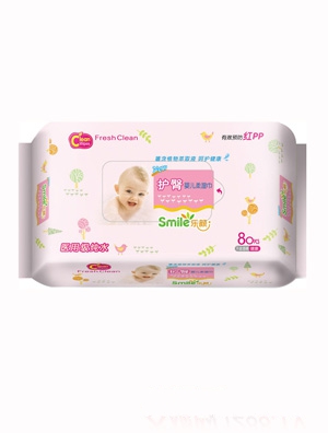 樂顏?zhàn)o(hù)臀嬰兒柔濕巾不帶蓋