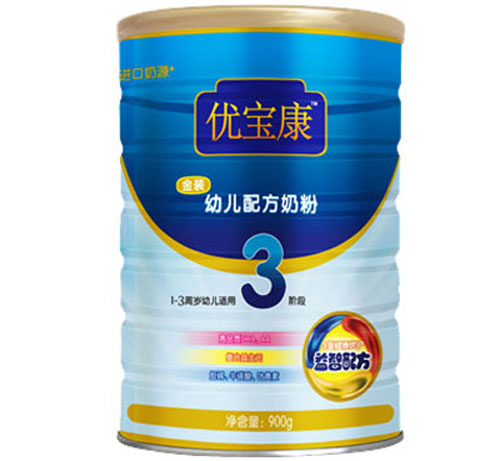 優(yōu)寶康幼兒配方奶粉聽裝3段900g