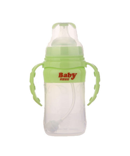 家茵寶寶寬口徑雙柄全自動硅膠奶瓶