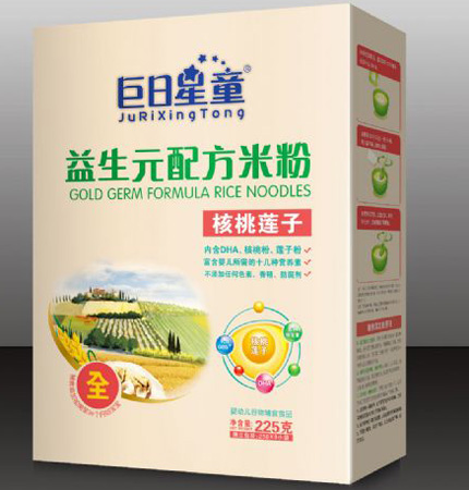 巨日星童益生元配方核桃鏈子米粉