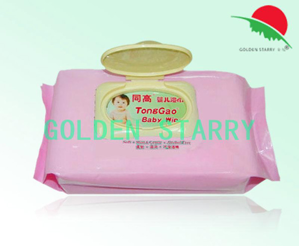 金旭嬰兒濕紙巾粉色包裝