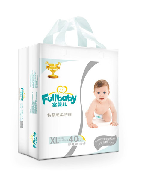 富嬰兒銀裝系列紙尿褲XL-40