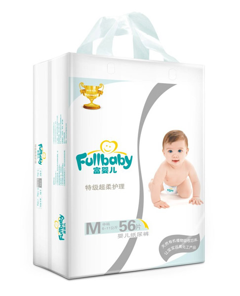 富嬰兒銀裝系列紙尿褲M-56