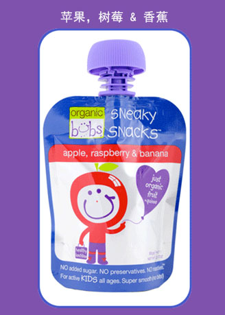 貝寶氏水果谷物混合泥蘋果樹莓香蕉味