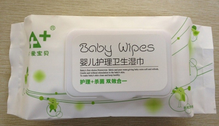 A+愛寶貝嬰兒護(hù)理濕巾80片