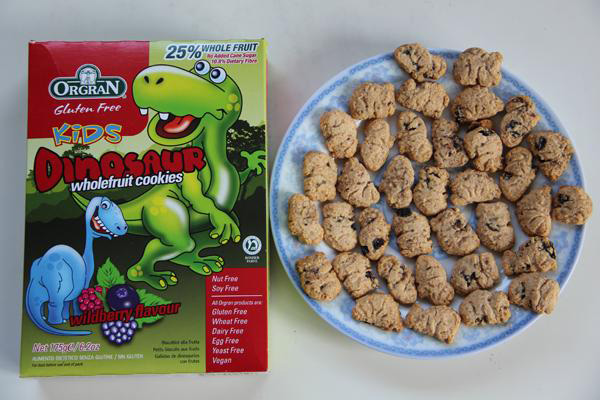 澳洲野梅味兒童無敏恐龍水果餅干