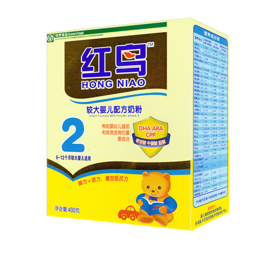 紅鳥較大嬰兒配方奶粉