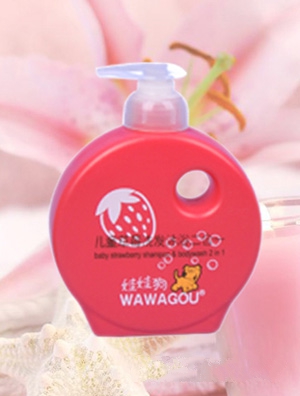 娃娃狗兒童草莓洗發(fā)沐浴二合一