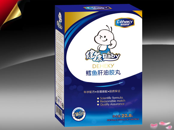 德和鱈魚肝油軟膠囊