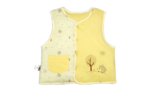 肥仔豆背心棉衣