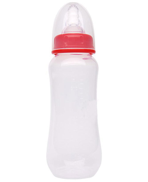 嬰幼兒標(biāo)口弧形奶瓶240ml