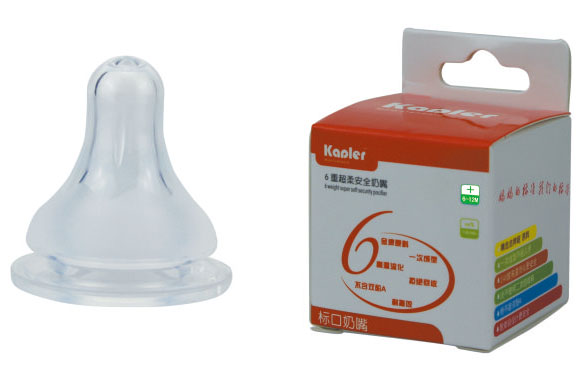 康喂兒超柔安全奶嘴1個(gè)裝+碼(標(biāo)口)