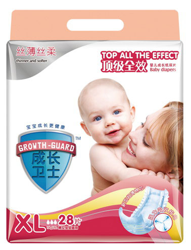 成長(zhǎng)衛(wèi)士頂級(jí)全效嬰兒成長(zhǎng)紙尿片XL28