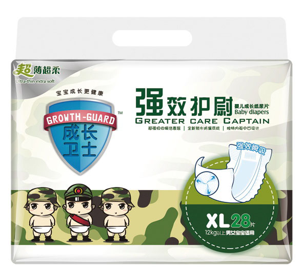 成長衛(wèi)士強效護尉嬰兒成長紙尿片XL28